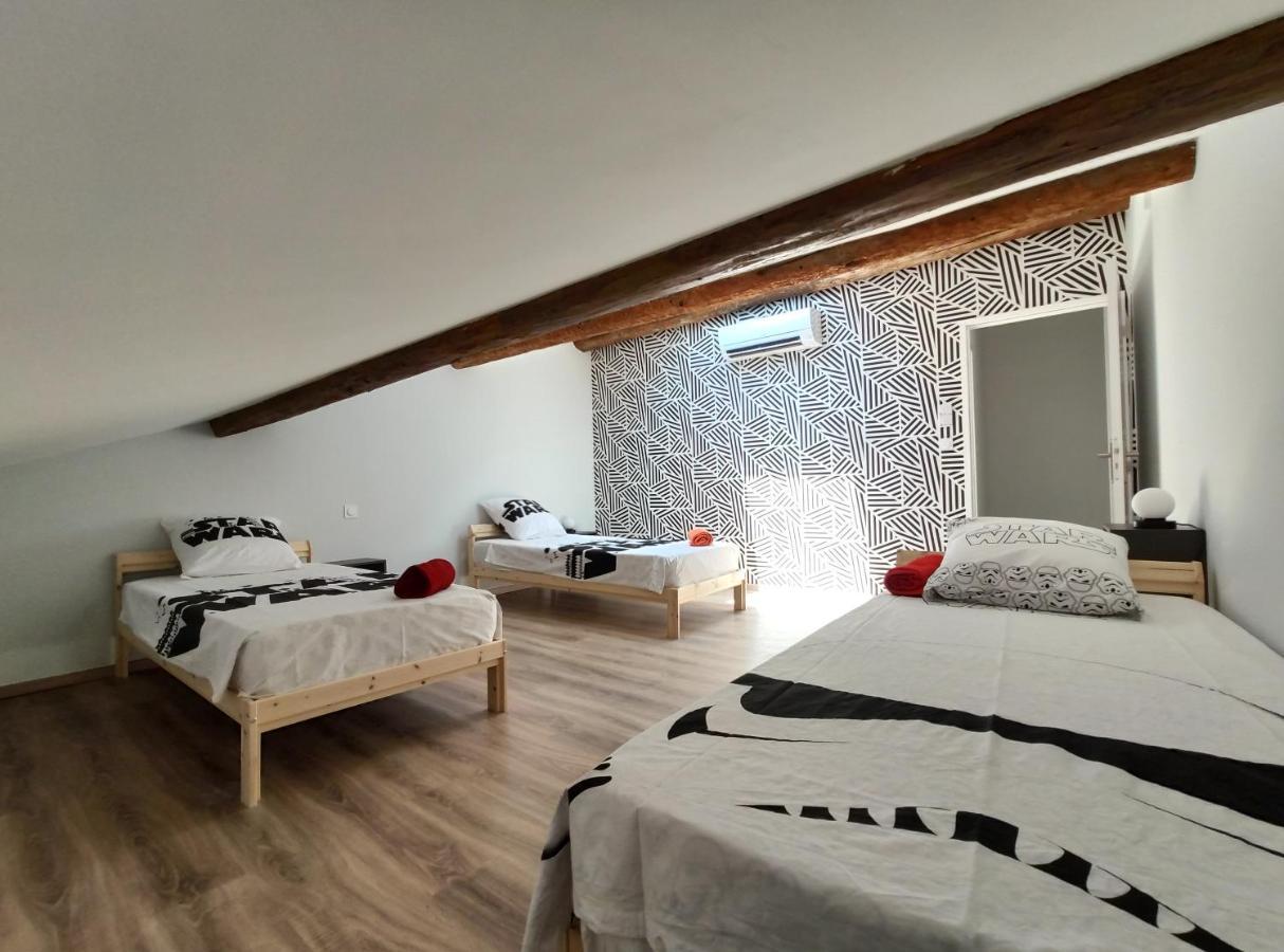Colormix 3 Etoiles - 95M2 Plein Centre - Ensoleille Climatise Lägenhet Mèze Exteriör bild