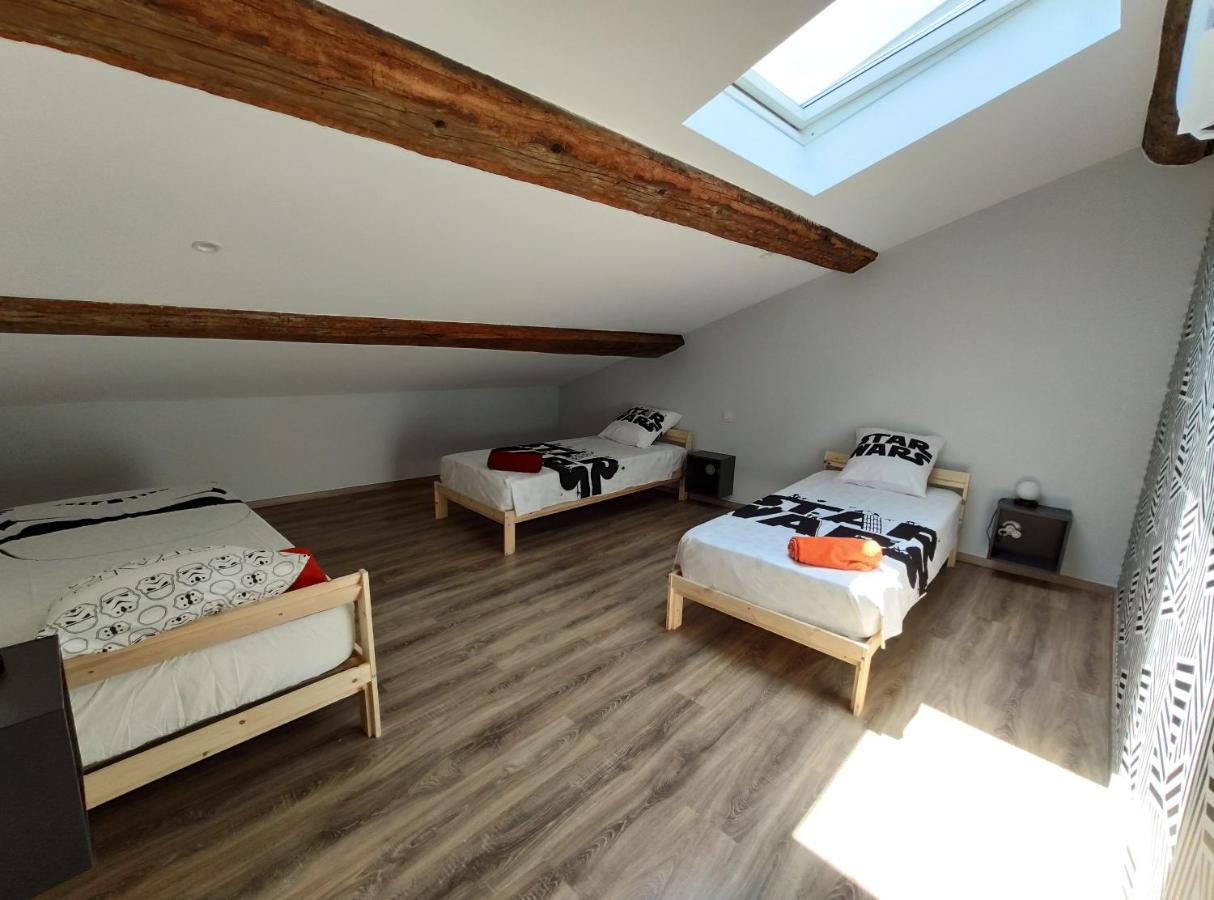 Colormix 3 Etoiles - 95M2 Plein Centre - Ensoleille Climatise Lägenhet Mèze Exteriör bild