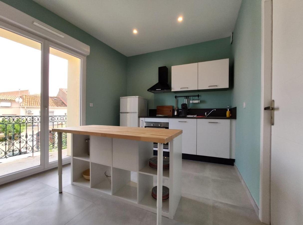 Colormix 3 Etoiles - 95M2 Plein Centre - Ensoleille Climatise Lägenhet Mèze Exteriör bild