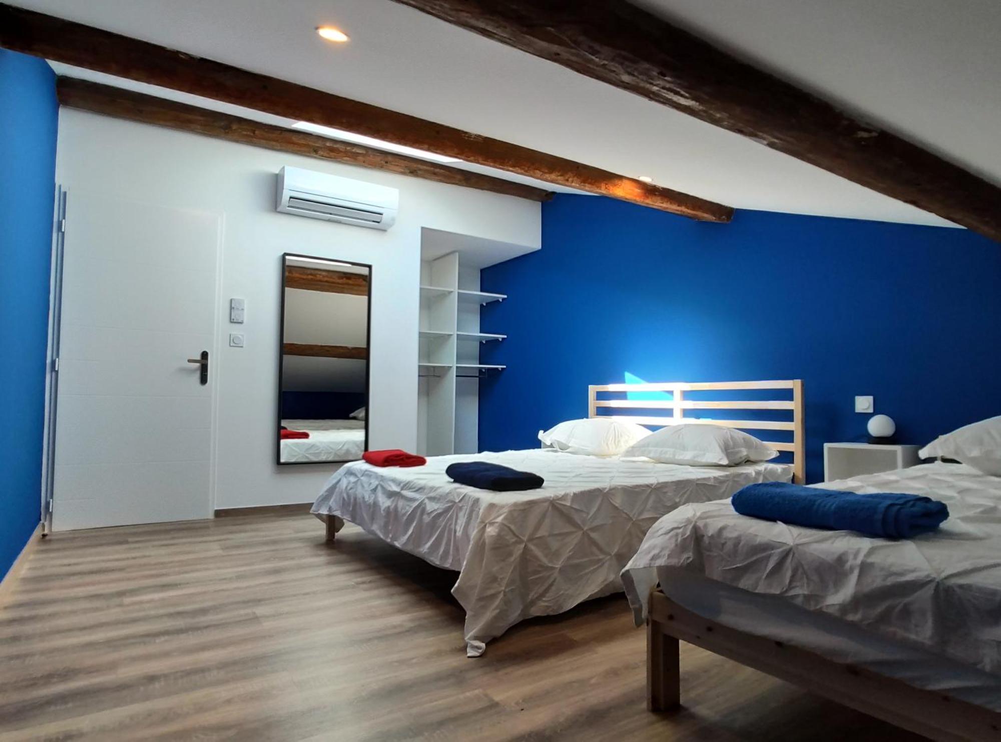 Colormix 3 Etoiles - 95M2 Plein Centre - Ensoleille Climatise Lägenhet Mèze Exteriör bild