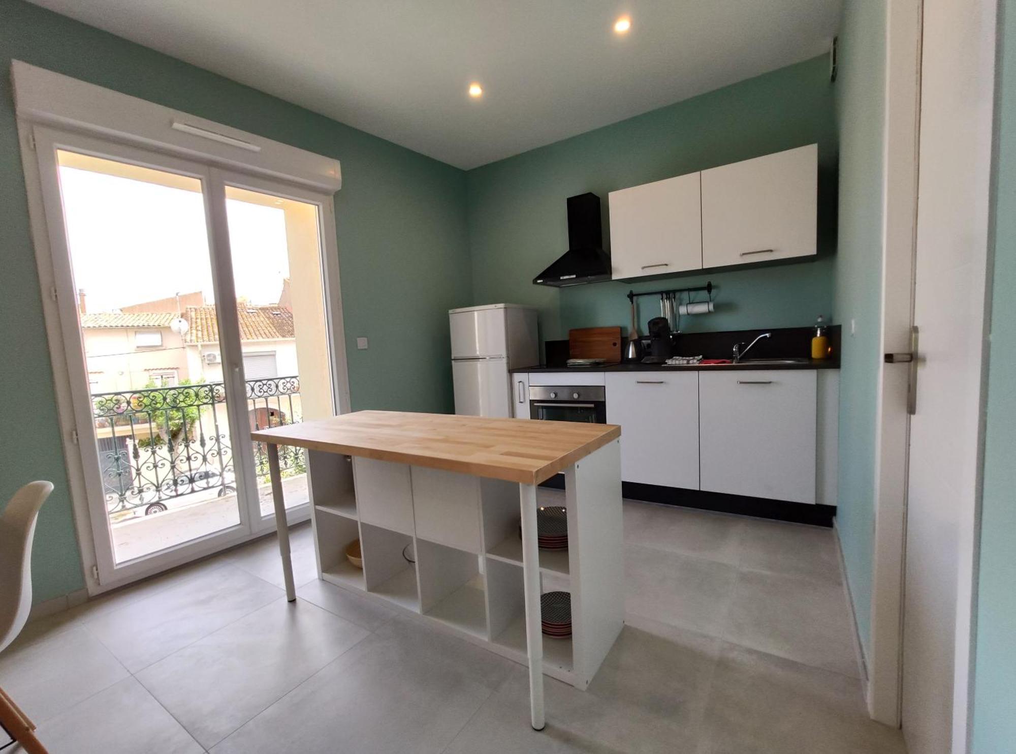 Colormix 3 Etoiles - 95M2 Plein Centre - Ensoleille Climatise Lägenhet Mèze Exteriör bild